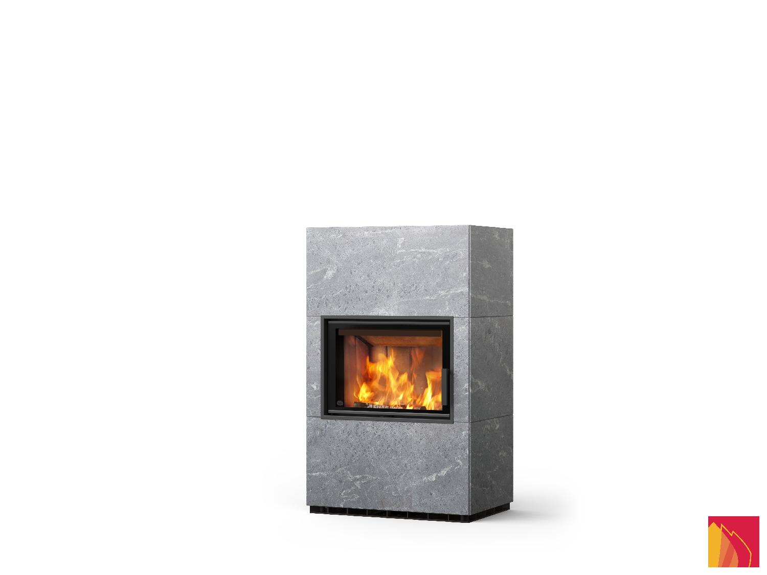 Tulikivi MELLA Wood stove with soapstone